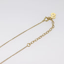 Christian Dior Necklace metal Gold Tone Auth 99454-6
