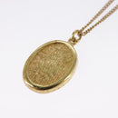 Christian Dior Necklace metal Gold Tone Auth 99454-9