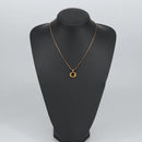 Christian Dior Necklace metal Gold Tone Auth 99462-10