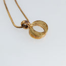 Christian Dior Necklace metal Gold Tone Auth 99462-4
