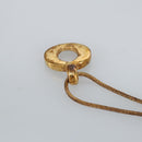 Christian Dior Necklace metal Gold Tone Auth 99462-5
