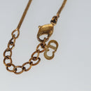 Christian Dior Necklace metal Gold Tone Auth 99462-9