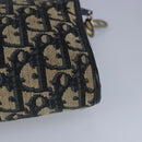 Christian Dior Trotter Canvas Shoulder Bag Navy Auth 99478-16