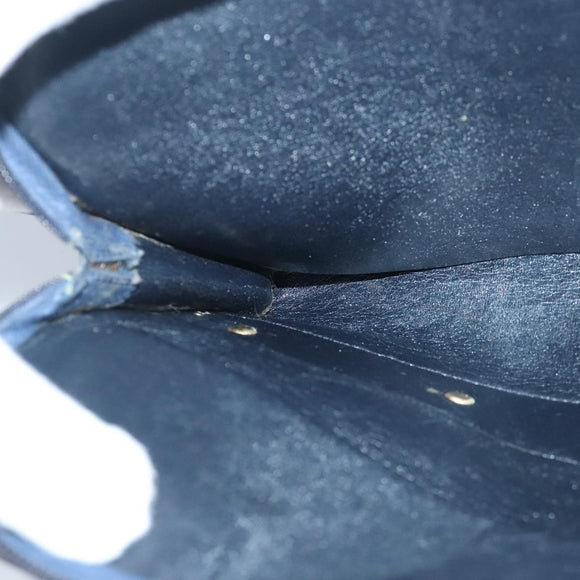 Christian Dior Trotter Canvas Shoulder Bag Navy Auth 99478