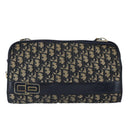 Christian Dior Trotter Canvas Shoulder Bag Navy Auth 99478-13