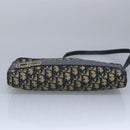 Christian Dior Trotter Canvas Shoulder Bag Navy Auth 99478-5