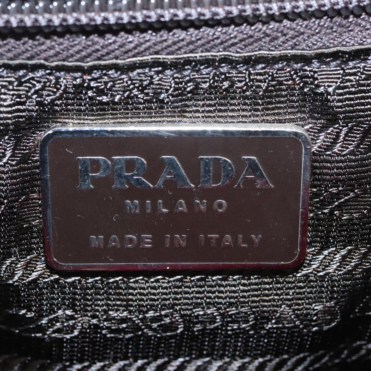 PRADA Backpack Nylon Red Auth 99487