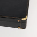BALLY Attache Case Trunk Leather Black Auth 99500-9