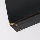 BALLY Attache Case Trunk Leather Black Auth 99500-14