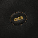 BALLY Attache Case Trunk Leather Black Auth 99500-17