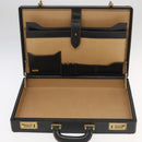BALLY Attache Case Trunk Leather Black Auth 99500-11