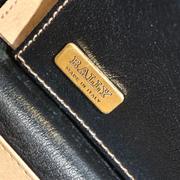 BALLY Attache Case Trunk Leather Black Auth 99500