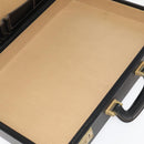 BALLY Attache Case Trunk Leather Black Auth 99500-22