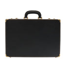BALLY Attache Case Trunk Leather Black Auth 99500-2