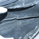 BALLY Chain Shoulder Bag Leather Black Auth 99505-11