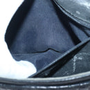 BALLY Chain Shoulder Bag Leather Black Auth 99505-22