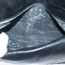 BALLY Chain Shoulder Bag Leather Black Auth 99505-12