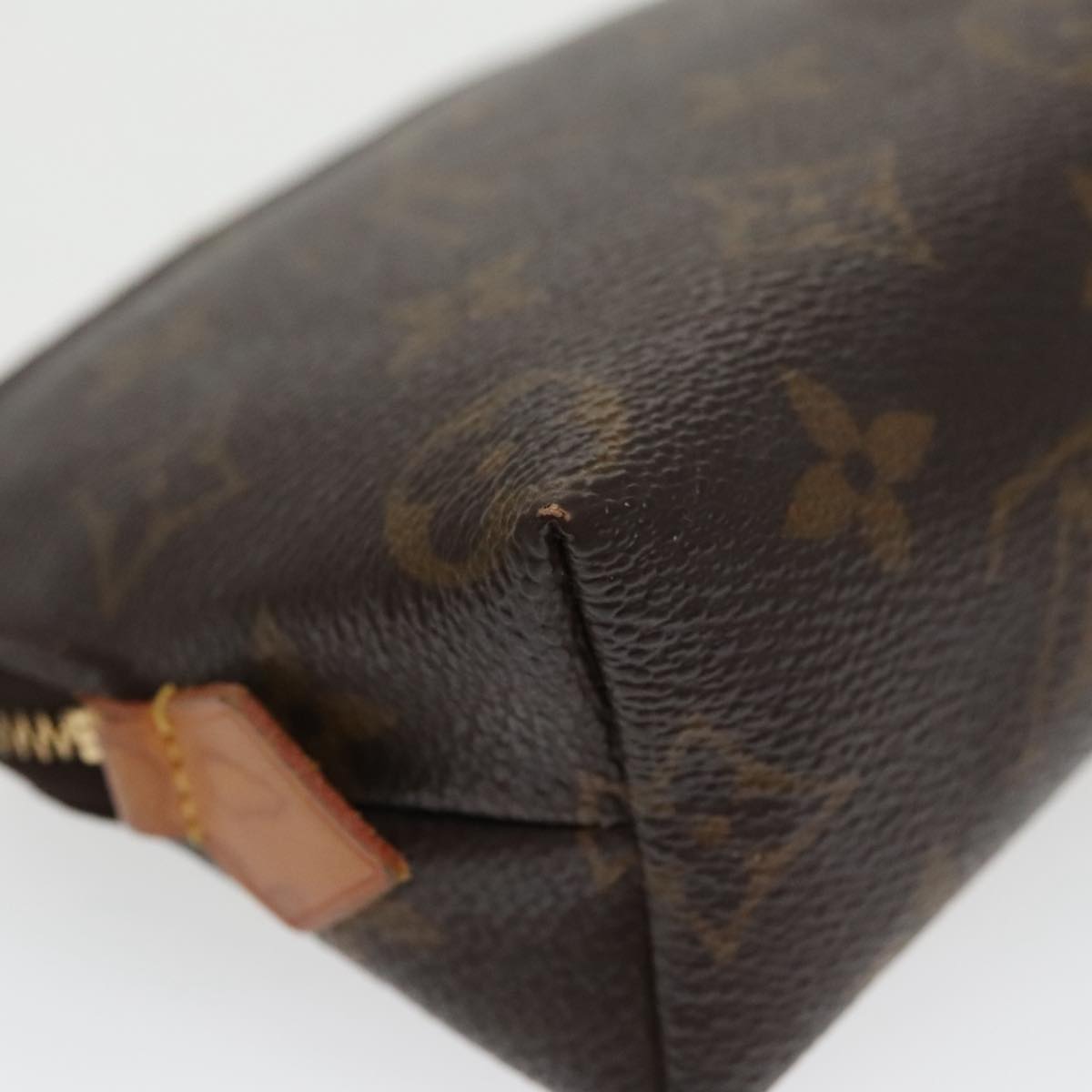 LOUIS VUITTON Monogram Pochette Cosmetic PM Cosmetic Pouch M47515 LV Auth 99506