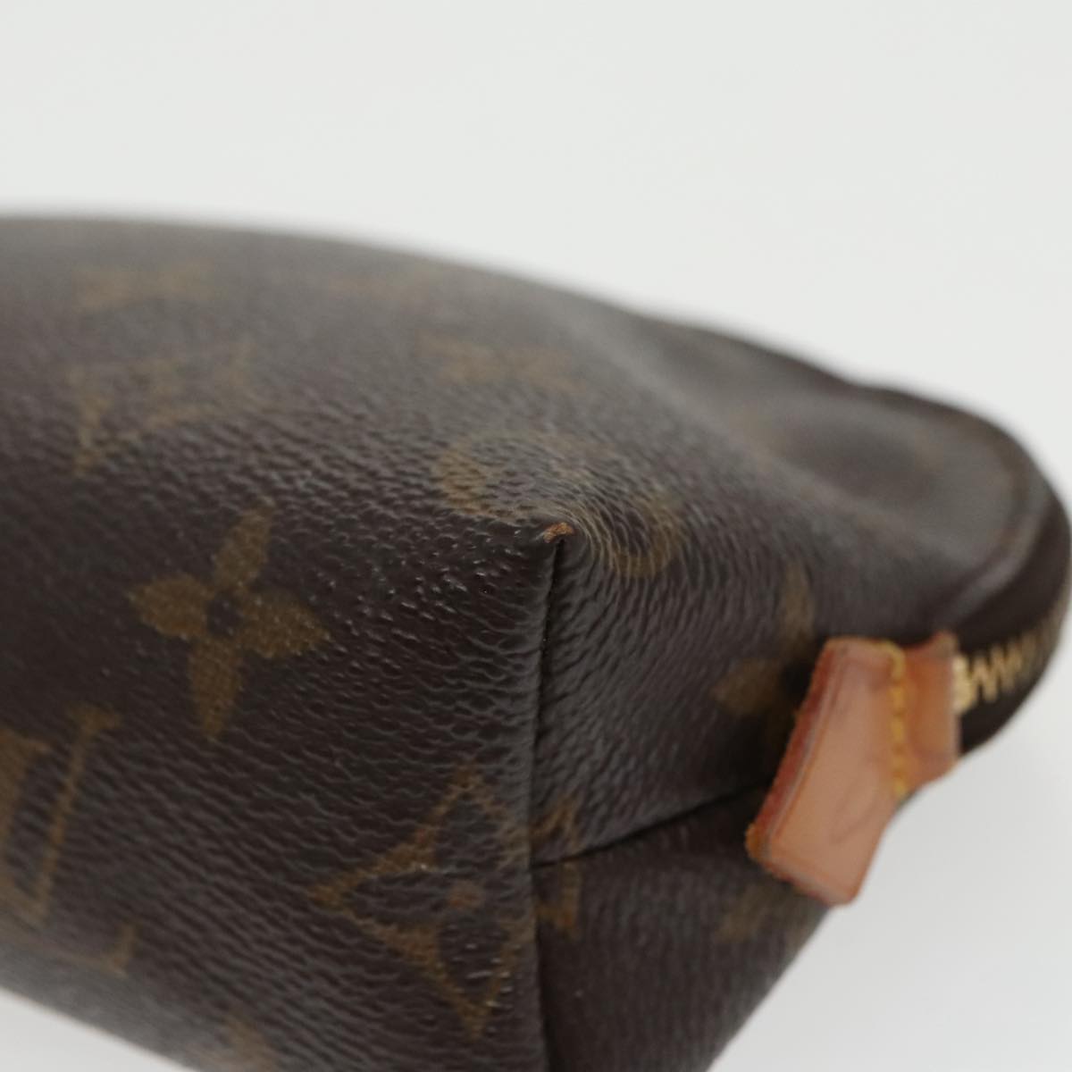 LOUIS VUITTON Monogram Pochette Cosmetic PM Cosmetic Pouch M47515 LV Auth 99506