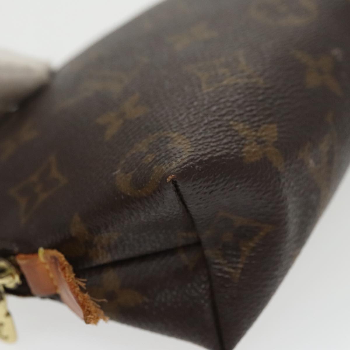 LOUIS VUITTON Monogram Pochette Cosmetic PM Cosmetic Pouch M47515 LV Auth 99506