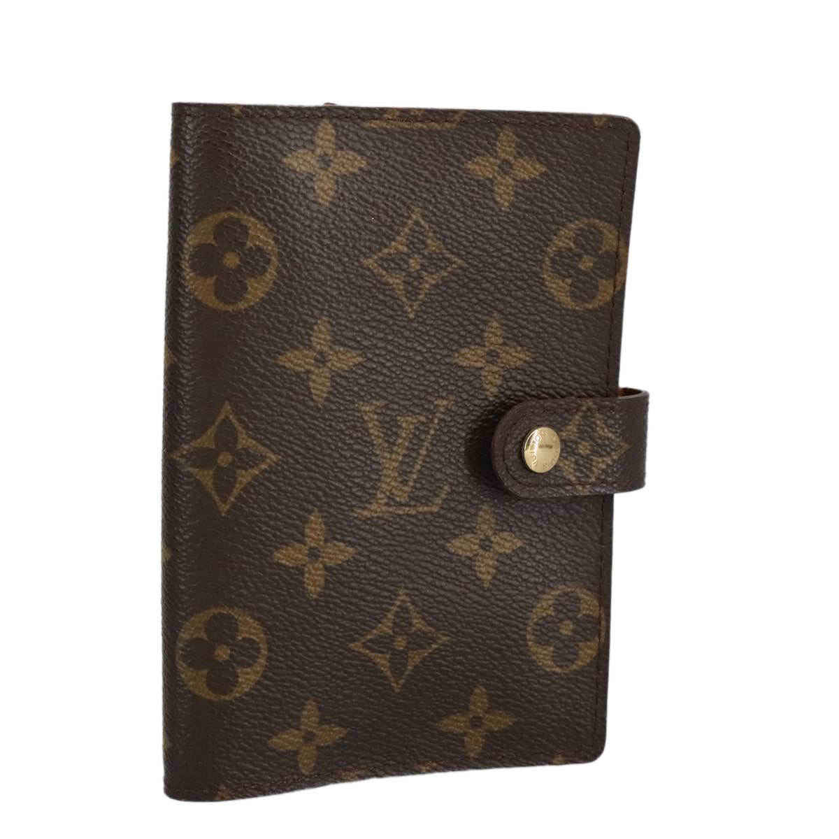 LOUIS VUITTON Monogram Agenda PM Day Planner Cover R20005 LV Auth 99513