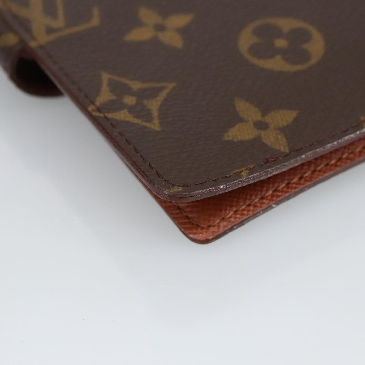 LOUIS VUITTON Monogram Agenda PM Day Planner Cover R20005 LV Auth 99513