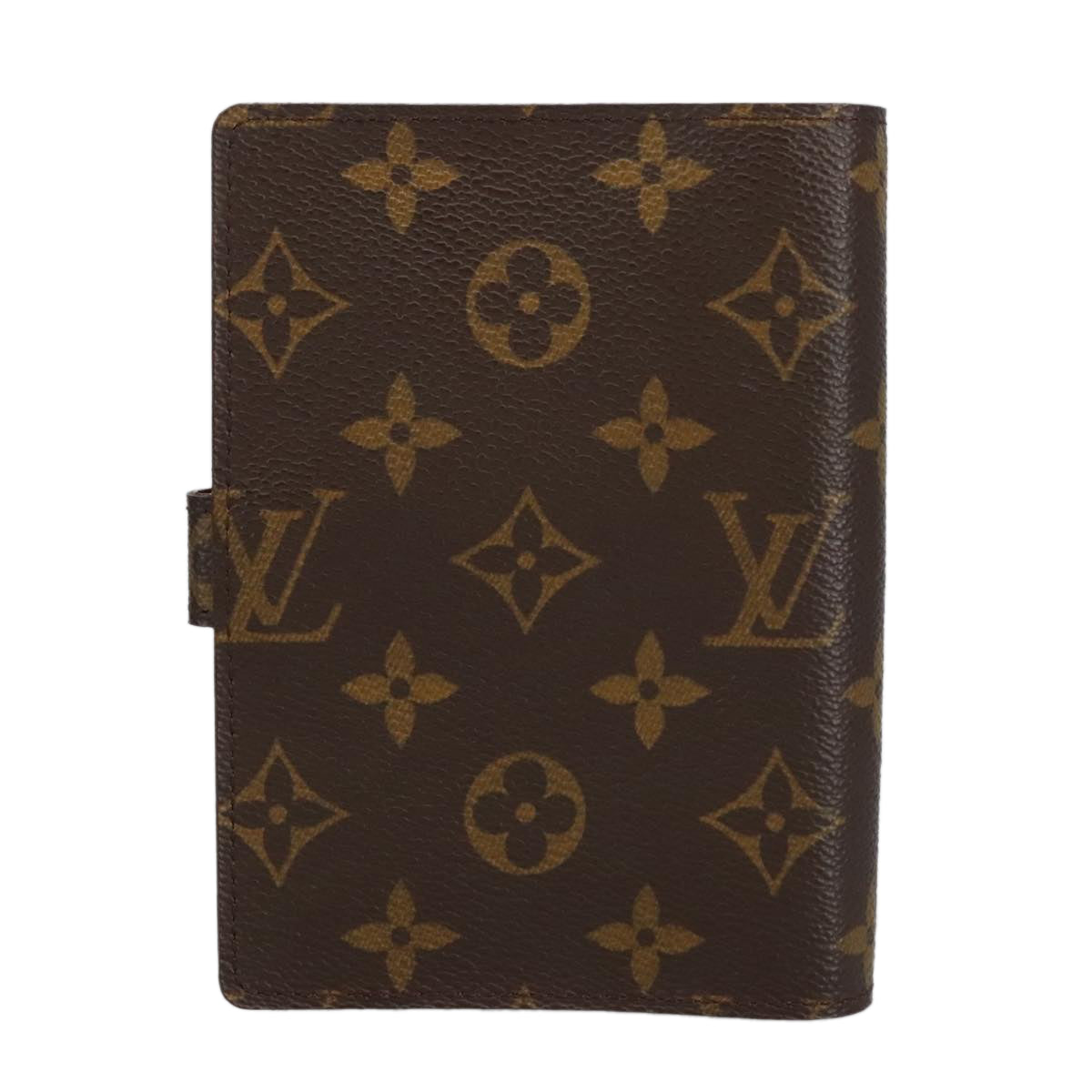 LOUIS VUITTON Monogram Agenda PM Day Planner Cover R20005 LV Auth 99513