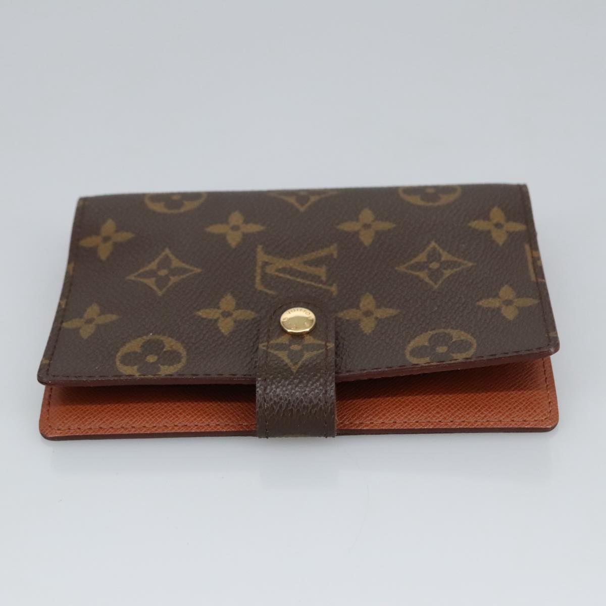 LOUIS VUITTON Monogram Agenda PM Day Planner Cover R20005 LV Auth 99513