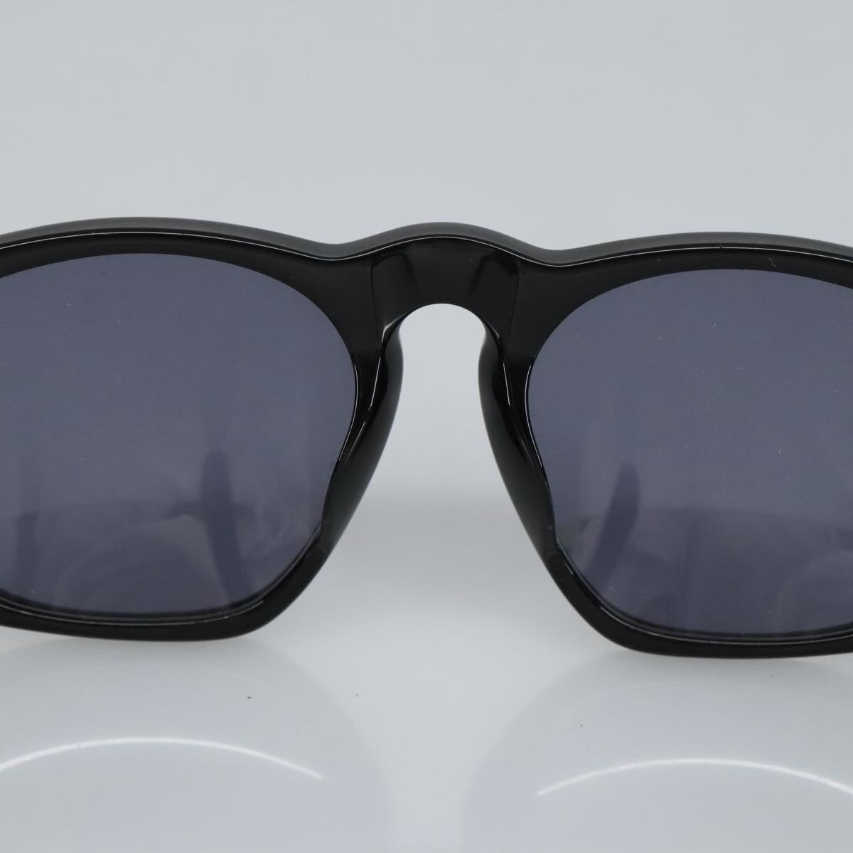 CHANEL Sunglasses plastic Black CC Auth 99518