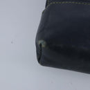 LOEWE Pouch Leather Navy Auth 99519-14