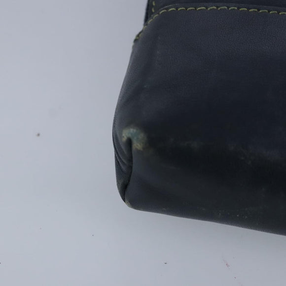 LOEWE Pouch Leather Navy Auth 99519