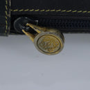LOEWE Pouch Leather Navy Auth 99519-9