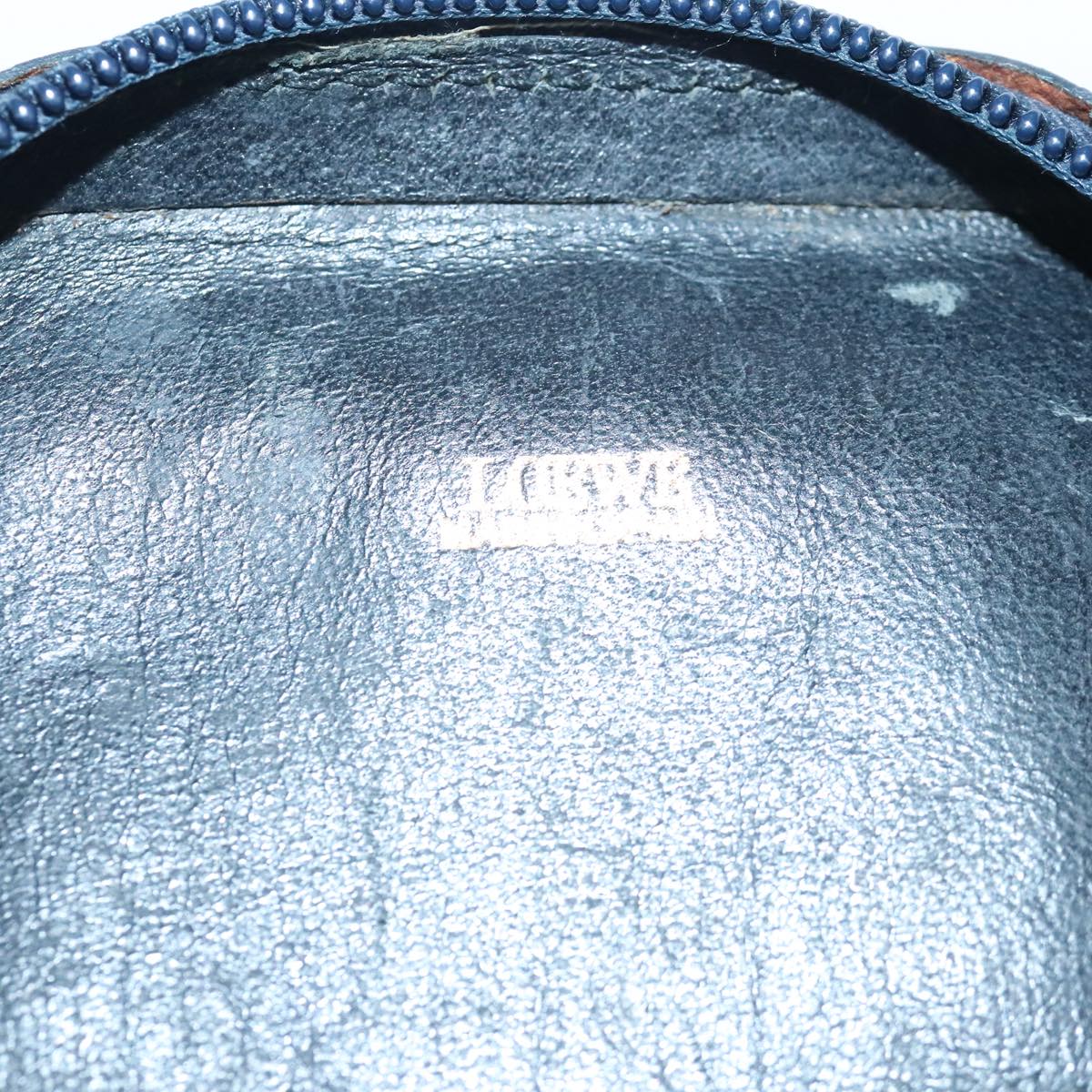 LOEWE Pouch Leather Navy Auth 99519