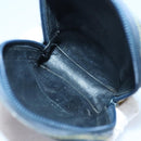 LOEWE Pouch Leather Navy Auth 99519-11