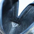 LOEWE Pouch Leather Navy Auth 99519-17