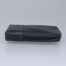 LOEWE Pouch Leather Navy Auth 99519-4