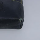 LOEWE Pouch Leather Navy Auth 99519-8