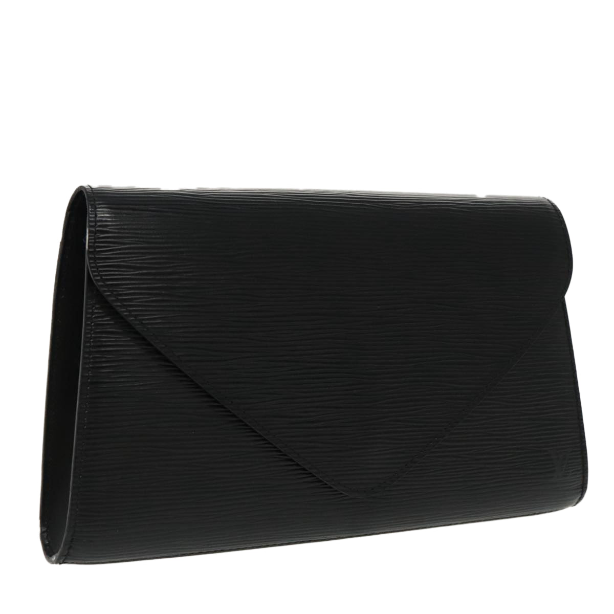 LOUIS VUITTON Epi Art Deco Clutch Bag Black M52632 LV Auth 99521