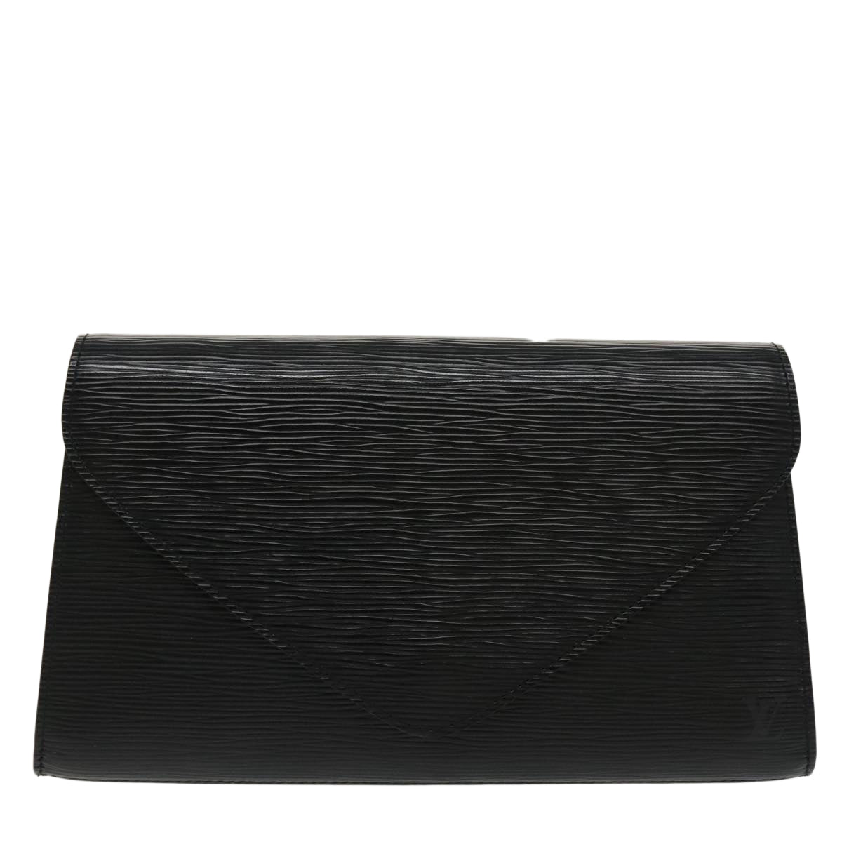 LOUIS VUITTON Epi Art Deco Clutch Bag Black M52632 LV Auth 99521