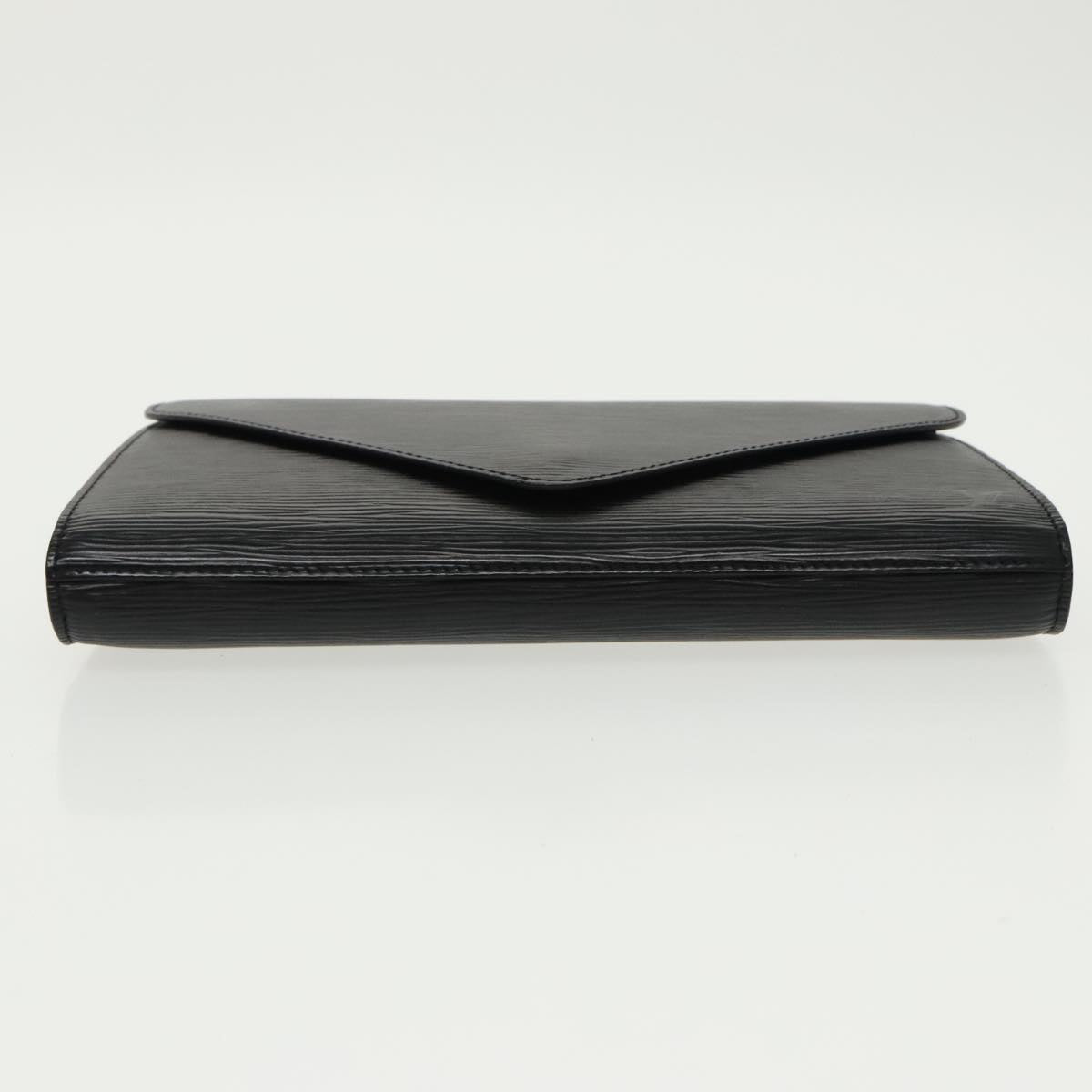 LOUIS VUITTON Epi Art Deco Clutch Bag Black M52632 LV Auth 99521