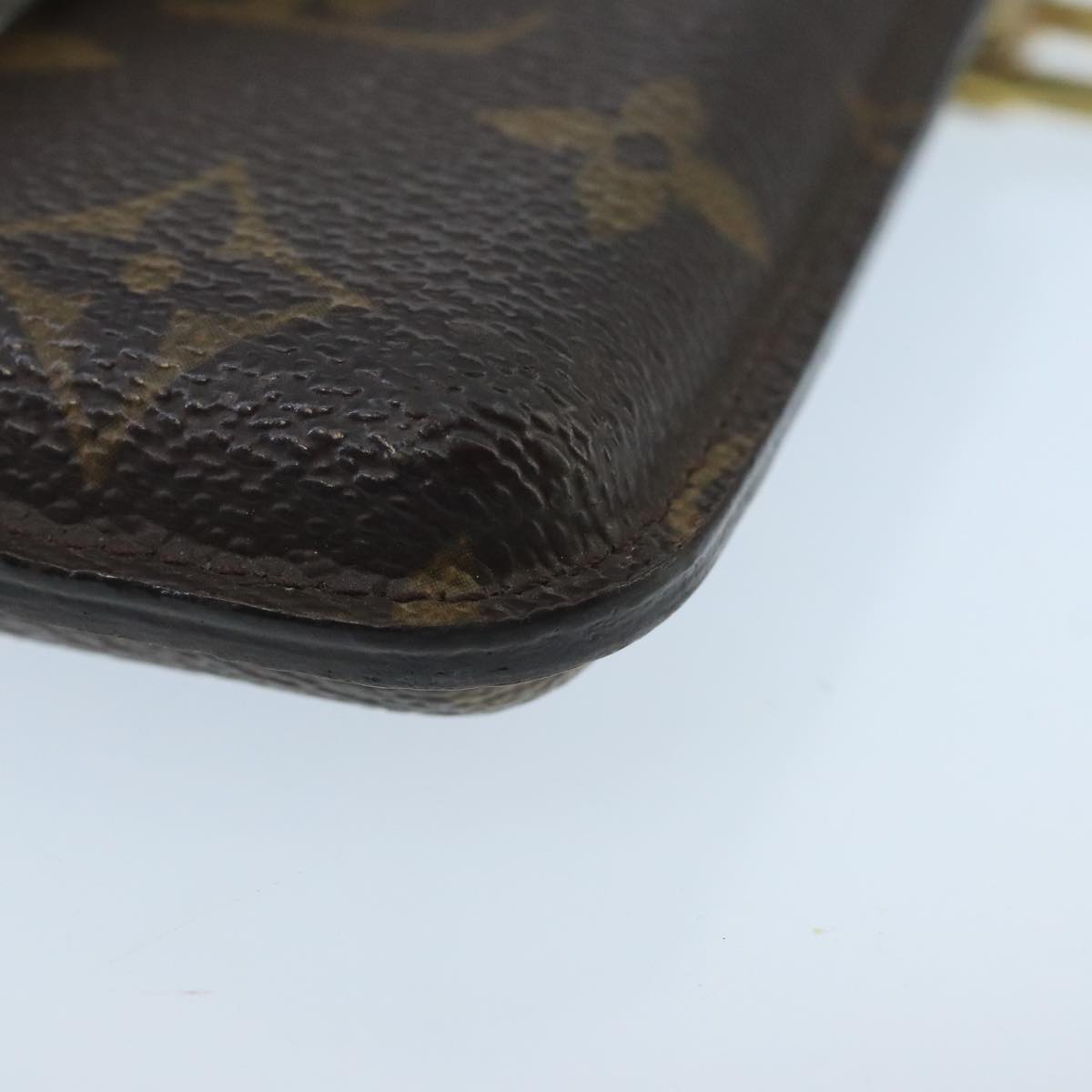 LOUIS VUITTON Monogram Etui Telephone International Cell Case M63064 Auth 99527