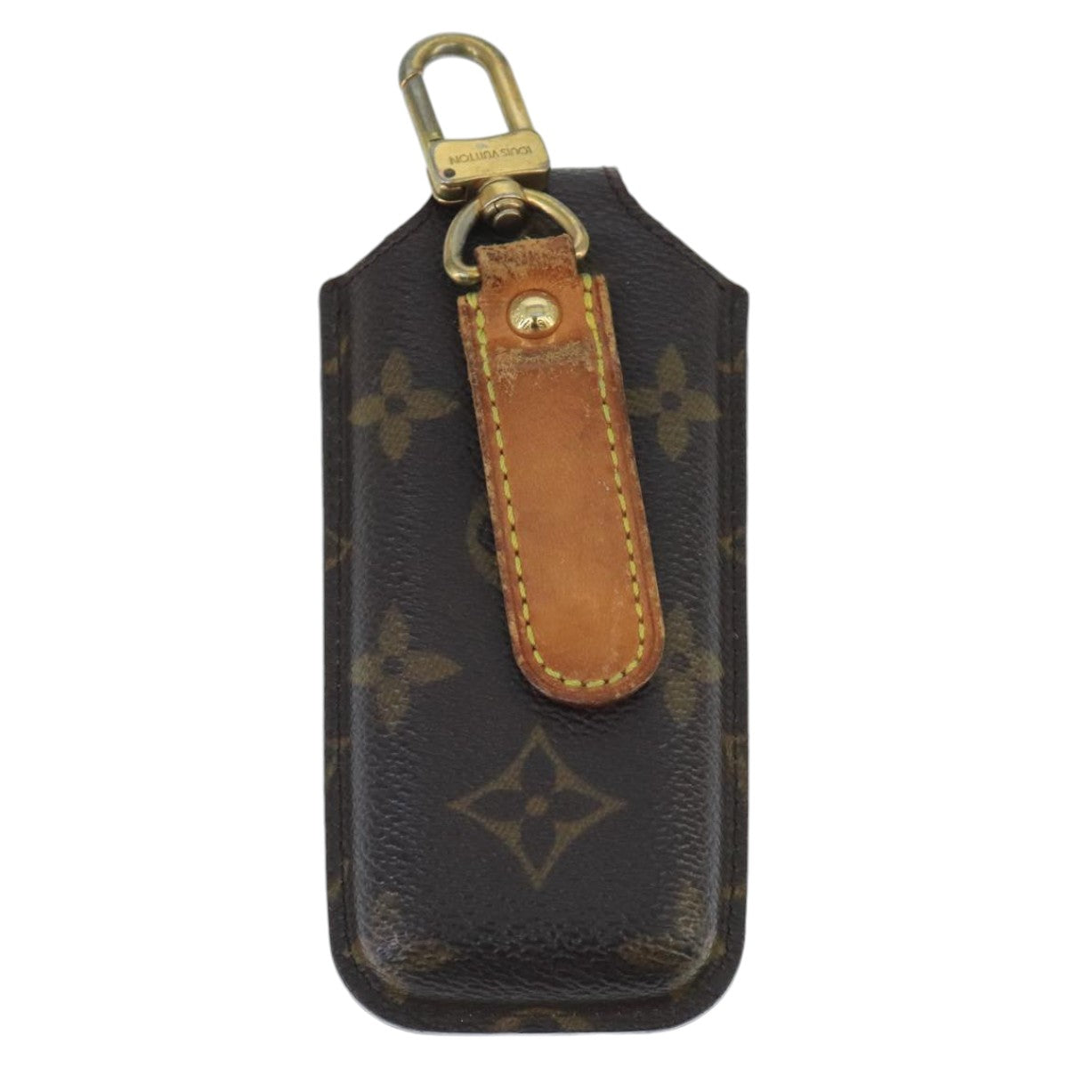 LOUIS VUITTON Monogram Etui Telephone International Cell Case M63064 Auth 99527 - 0