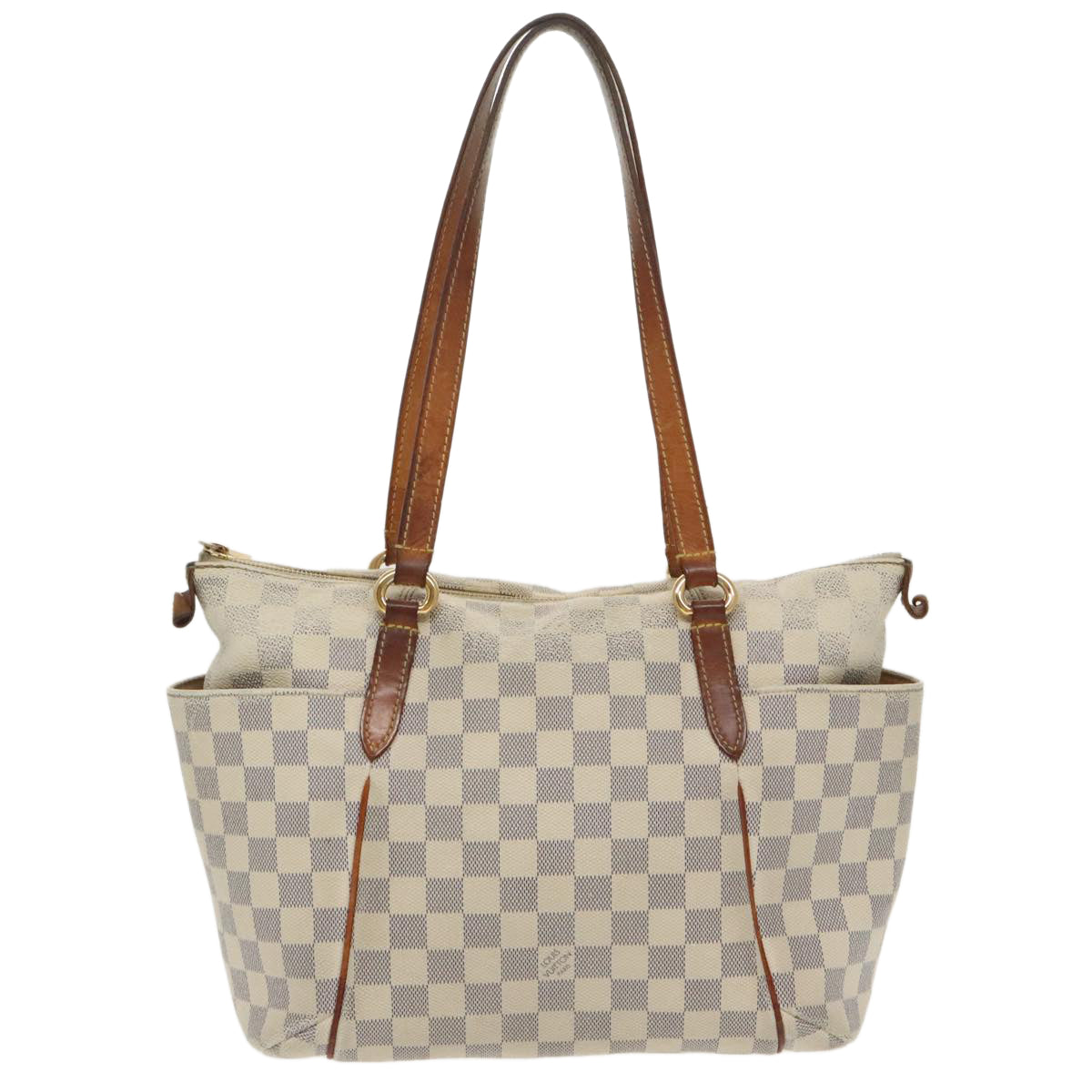 LOUIS VUITTON Damier Azur Totally PM Tote Bag N41280 LV Auth 99532