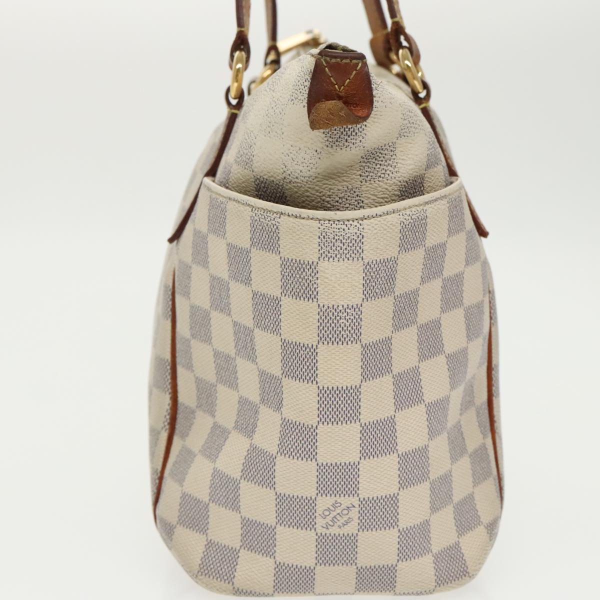 LOUIS VUITTON Damier Azur Totally PM Tote Bag N41280 LV Auth 99532