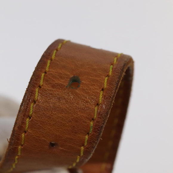 LOUIS VUITTON Adjustable Shoulder Strap Leather 32.7""""""""-40.2"""""""" Beige Auth 99547