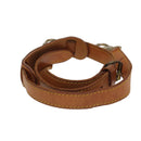 LOUIS VUITTON Adjustable Shoulder Strap Leather 32.7""""""""-40.2"""""""" Beige Auth 99547-3