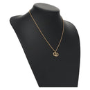 Christian Dior Necklace metal Gold Tone Auth 99550-1