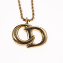 Christian Dior Necklace metal Gold Tone Auth 99550-11