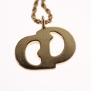 Christian Dior Necklace metal Gold Tone Auth 99550-12