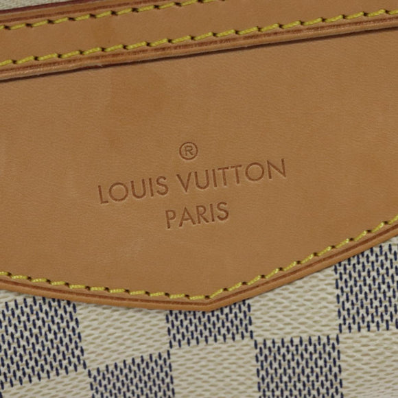 LOUIS VUITTON Damier Azur Siracusa PM Shoulder Bag N41113 LV Auth 99558SAV